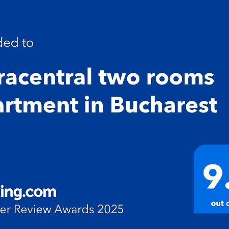 Ultracentral Two Rooms Apartment In 부쿠레슈티 외부 사진