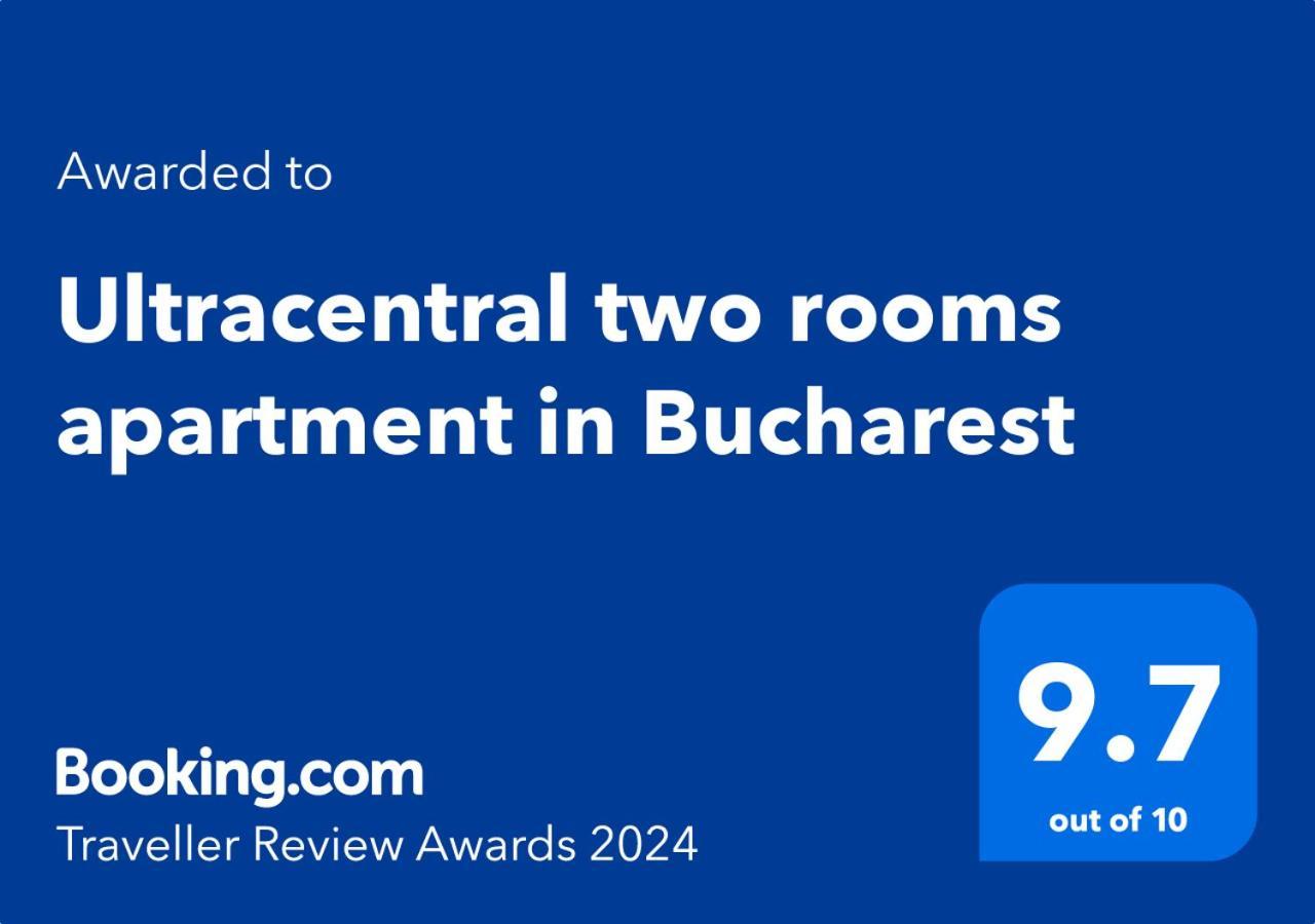 Ultracentral Two Rooms Apartment In 부쿠레슈티 외부 사진
