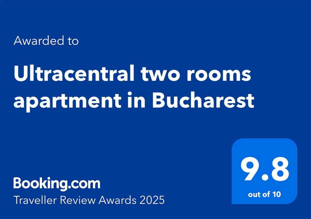 Ultracentral Two Rooms Apartment In 부쿠레슈티 외부 사진